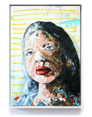 "Girl" // 100 x 80 // acrylic on canvas
